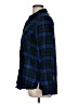 Express Plaid Blue Long Sleeve Button-Down Shirt Size M - photo 5