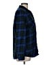 Express Plaid Blue Long Sleeve Button-Down Shirt Size M - photo 4