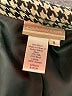 Coldwater Creek Houndstooth Ivory Silk Blazer Size 8 - photo 6