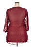 Assorted Brands Burgundy 3/4 Sleeve Blouse Size 2X - photo 2