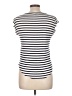 Green Envelope Ivory Short Sleeve Top Size L - photo 2