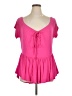 Venus Pink Short Sleeve Top Size 1X - photo 1