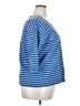 Talbots 100% Cotton Stripes Blue 3/4 Sleeve T-Shirt Size 2X - photo 4