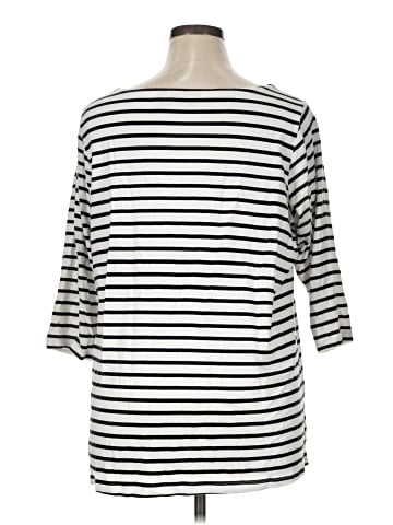 Susan Graver 3/4 Sleeve T-Shirt (view 2)