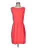 J.Crew 100% Polyester Solid Orange Casual Dress Size 4 - photo 1