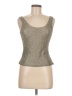 JS Collections 100% Polyester Silver Sleeveless Top Size 6 - photo 1