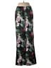 Nike 100% Polyester Floral Black Green Casual Pants Size M - photo 1