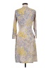 BCBGMAXAZRIA Paisley Gray Casual Dress Size M - photo 2