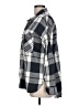 Old Navy 100% Cotton Plaid Gray Long Sleeve Button-Down Shirt Size L - photo 5