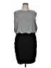 En Focus Studio Solid Gray Cocktail Dress Size 14 - photo 1