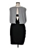 En Focus Studio Solid Gray Cocktail Dress Size 14 - photo 2