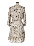 Gilli Animal Print Tan Cocktail Dress Size L - photo 2