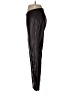 Halston 100% Polyurethane Metallic Black Brown Track Pants Size M - photo 5