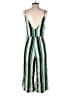 Lumiere 100% Rayon Stripes Green Jumpsuit Size M - photo 2