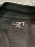 Ann Taylor LOFT Outlet Black Long Sleeve Top Size XS - photo 7
