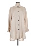 Dress Forum 100% Tencel Tan Long Sleeve Blouse Size M - photo 1