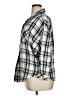 True Craft 100% Cotton Plaid Gray 3/4 Sleeve Button-Down Shirt Size 1X - photo 5
