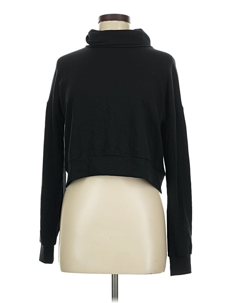 Pre-owned Beyond Yoga Turtleneck Sweater In Black