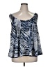 Jessica Simpson 100% Polyester Blue Sleeveless Blouse Size 1X - photo 1