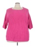 Woman Within Pink Pullover Sweater Size 26 (2X) - photo 1