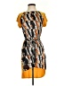 Jealous Tomato 100% Polyester Graphic Orange Casual Dress Size S - photo 1