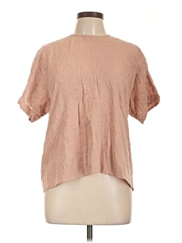 Wrap Short Sleeve Blouse (view 1)