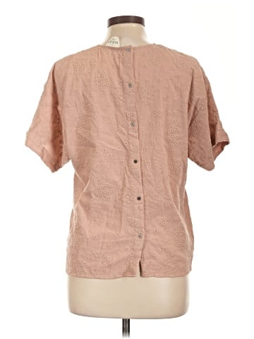 Wrap Short Sleeve Blouse (view 2)