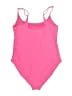 Old Navy Solid Pink One Piece Swimsuit Size L - photo 2