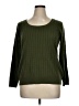 Jessica London 100% Acrylic Green Pullover Sweater Size 14 - photo 1
