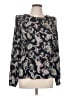 NANETTE Nanette Lepore 100% Polyester Paisley Black Long Sleeve Blouse Size L - photo 1