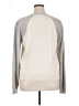 Veronica Beard 100% Cashmere Metallic Silver Cashmere Pullover Sweater Size XL - photo 2