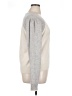 Veronica Beard 100% Cashmere Metallic Silver Cashmere Pullover Sweater Size XL - photo 4