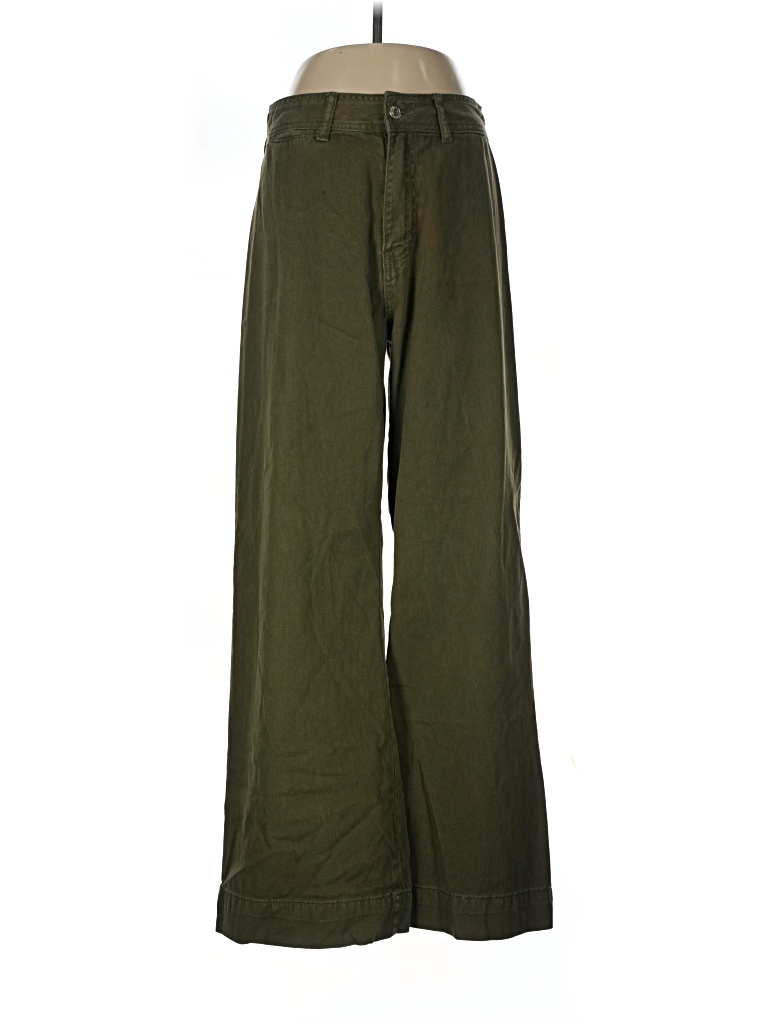 Pre-owned Shein Casual Pants In Green