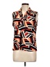 Anne Klein Orange Sleeveless Blouse Size L (petite) - photo 1