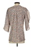 Cuyana 100% Polyester Tan 3/4 Sleeve Blouse Size S - photo 2