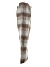 Assorted Brands Plaid Brown Casual Pants Size S - photo 4