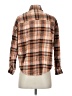 Billabong 100% Cotton Plaid Brown Long Sleeve Button-Down Shirt Size S - photo 2