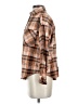 Billabong 100% Cotton Plaid Brown Long Sleeve Button-Down Shirt Size S - photo 5