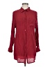 Unbranded 100% Polyester Burgundy Long Sleeve Blouse One size - photo 1