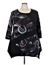 Avenue Black 3/4 Sleeve Top Size 22 Plus - photo 1