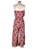 Elan Hearts Red Jumpsuit Size S - photo 2