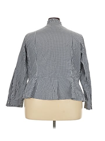 Ulla Popken Long Sleeve Blouse (view 2)