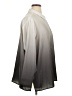 Assorted Brands 100% Polyester Color Block Gray Long Sleeve Blouse Size 1X - photo 4