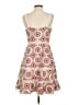 J.Crew 100% Polyester Paisley Ivory Cocktail Dress Size 4 - photo 2