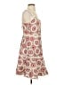 J.Crew 100% Polyester Paisley Ivory Cocktail Dress Size 4 - photo 4