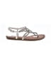Fergalicious Silver Sandals Size 7 1/2 - photo 1