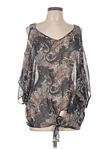 Coco + Carmen 3/4 Sleeve Blouse (view 1)