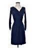 Max Studio Solid Blue Casual Dress Size XS - photo 1