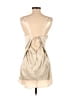 Zara 100% Polyester Solid Ivory Cocktail Dress Size XS - photo 2