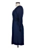 Max Studio Solid Blue Casual Dress Size XS - photo 5